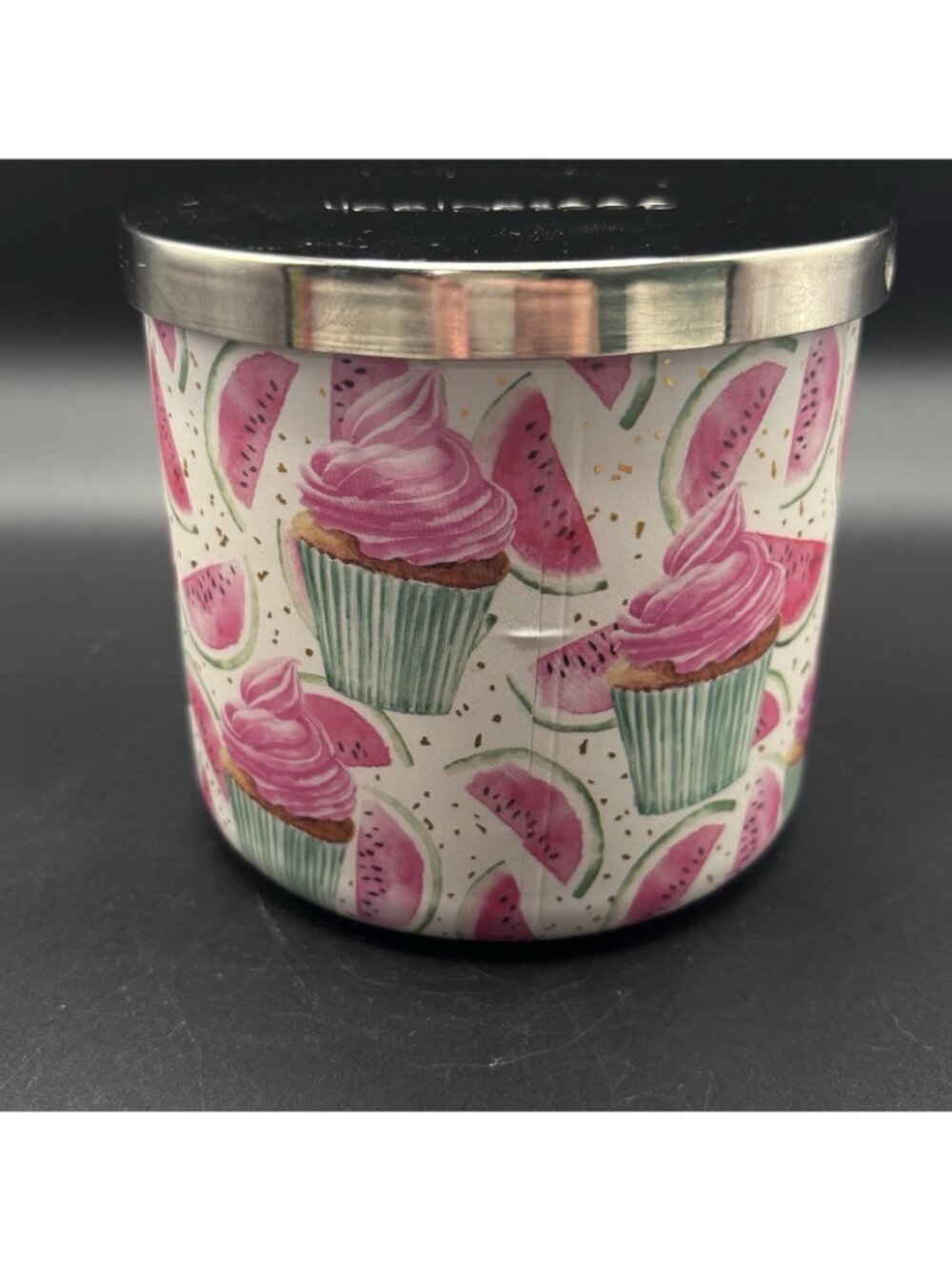 Goose Creek Watermelon Cupcakes 3 Wick Candle 14.5 oz Fruity Gourmand Bakery - Picture 10 of 16